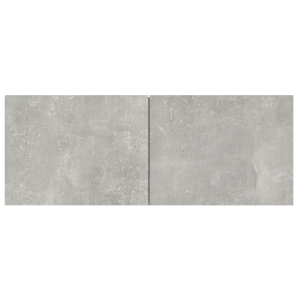 vidaXL Meuble TV 8 pcs Gris béton Aggloméré