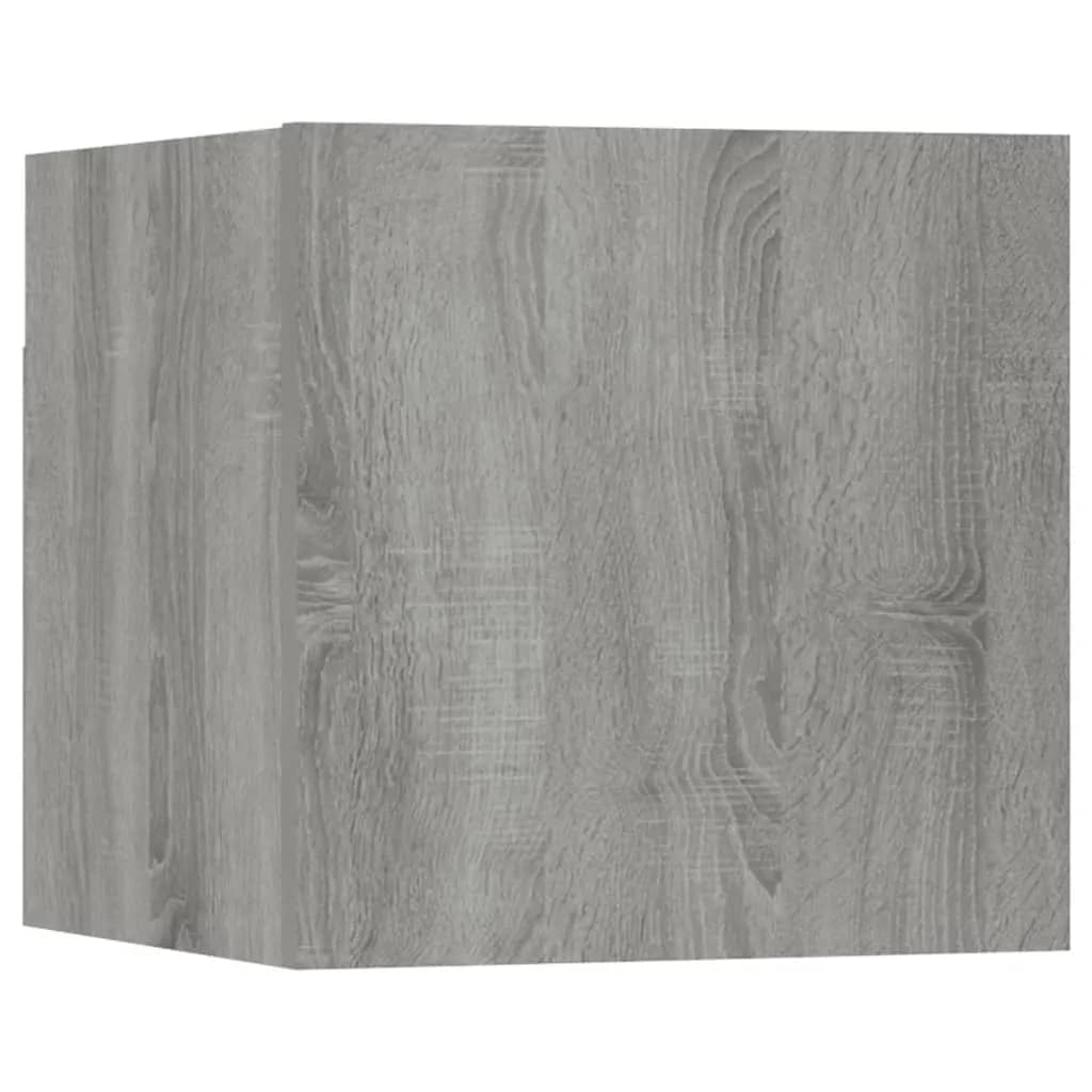 vidaXL Ensemble de meubles TV 8 pcs Gris Sonoma Aggloméré