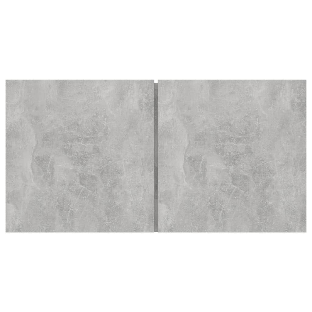 vidaXL Meuble TV 5 pcs Gris béton Aggloméré
