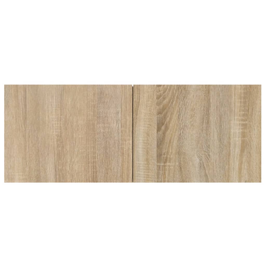 vidaXL Meuble TV 5 pièces Bois d'ingénierie Chêne Sonoma