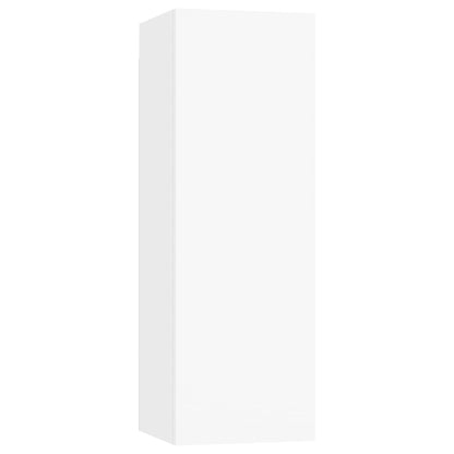 Ensemble de 5 meubles TV vidaXL blanc en bois d'ingénierie