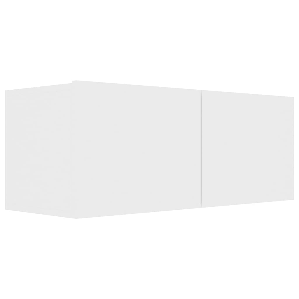 Ensemble de 5 meubles TV vidaXL blanc en bois d'ingénierie
