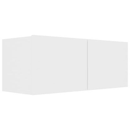 Ensemble de 5 meubles TV vidaXL blanc en bois d'ingénierie