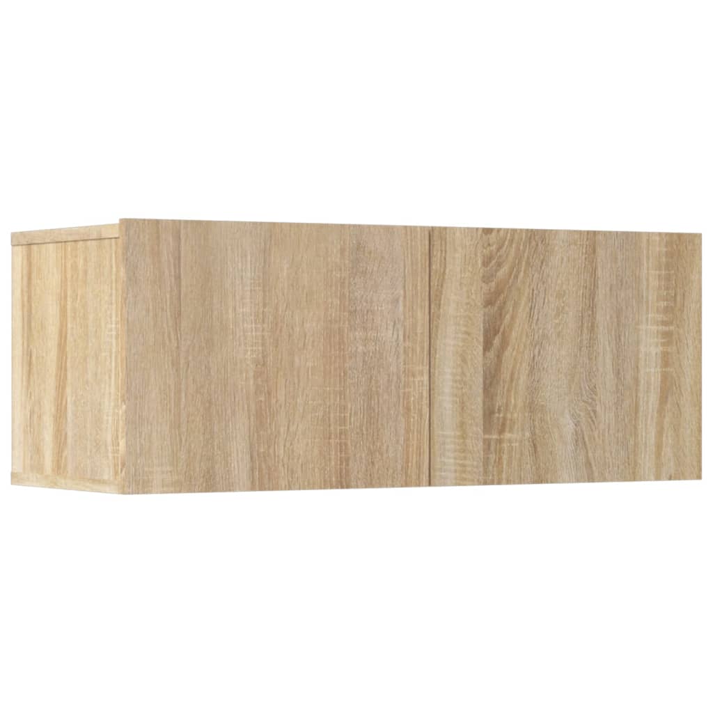 vidaXL Meuble TV 5 pièces Bois d'ingénierie Chêne Sonoma