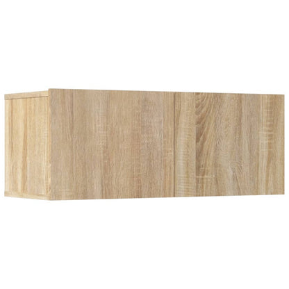 vidaXL Meuble TV 5 pièces Bois d'ingénierie Chêne Sonoma