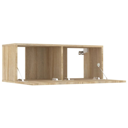 vidaXL Meuble TV 5 pièces Bois d'ingénierie Chêne Sonoma