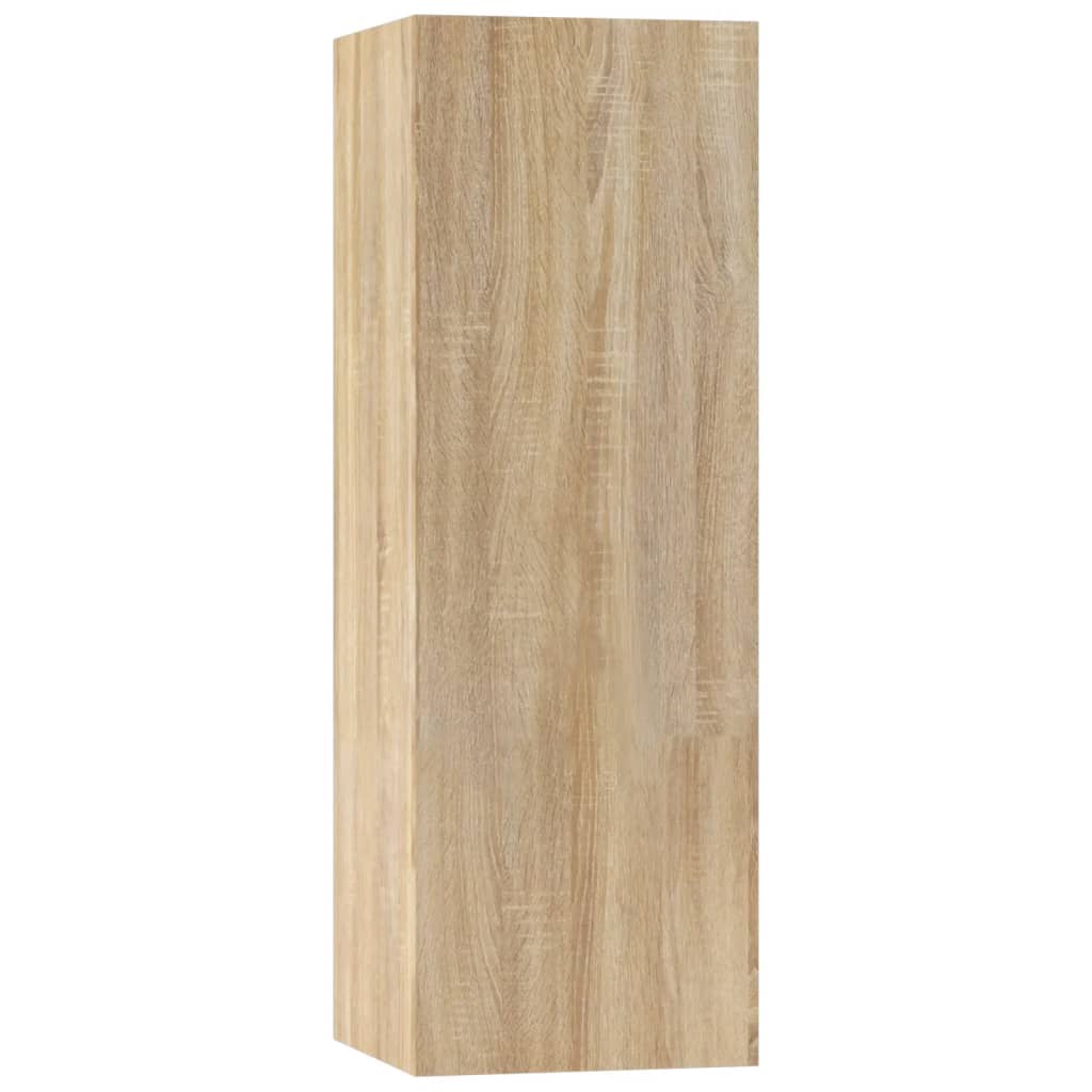 vidaXL Meuble TV 5 pièces Bois d'ingénierie Chêne Sonoma