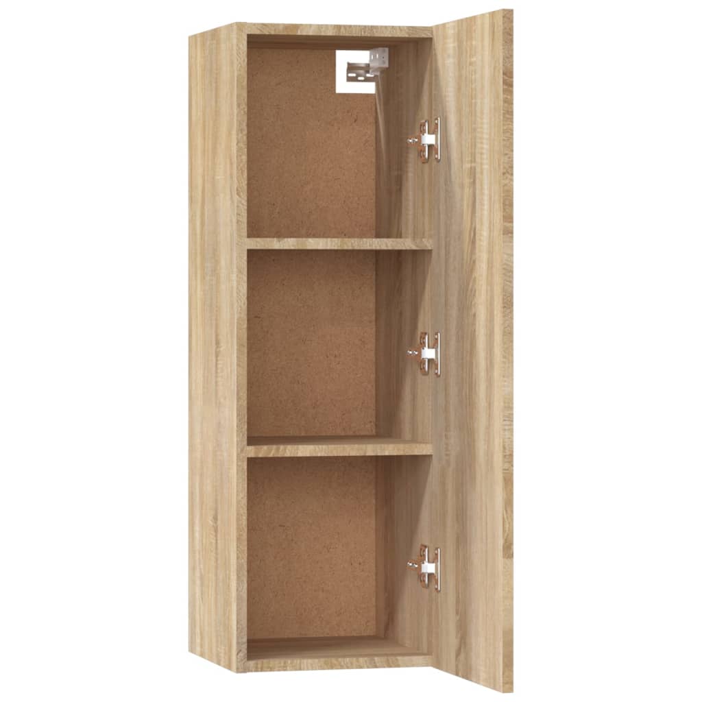 vidaXL Meuble TV 5 pièces Bois d'ingénierie Chêne Sonoma