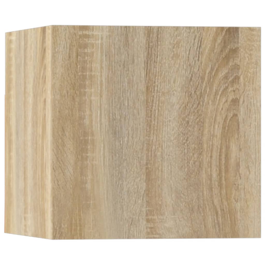 vidaXL Meuble TV 5 pièces Bois d'ingénierie Chêne Sonoma