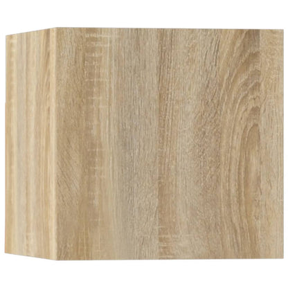vidaXL Meuble TV 5 pièces Bois d'ingénierie Chêne Sonoma