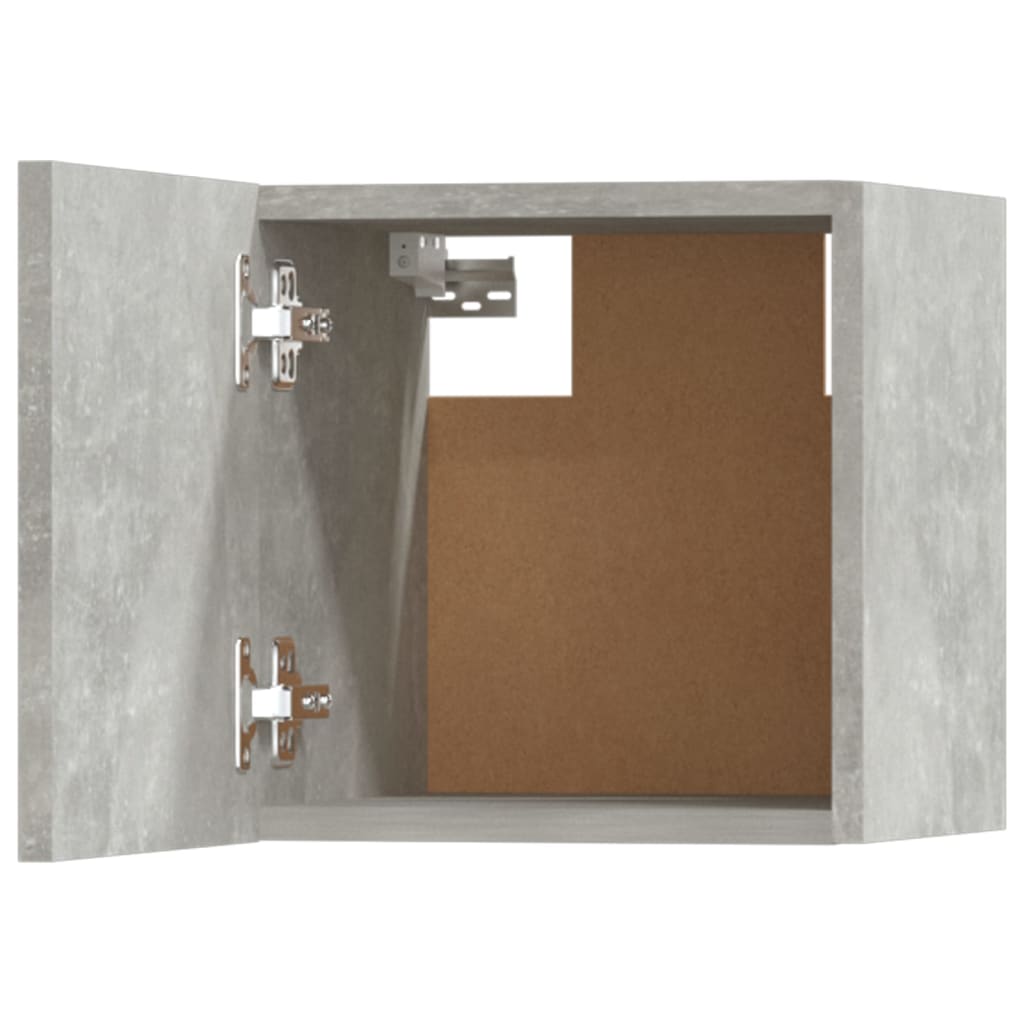 vidaXL Meuble TV 5 pcs Gris béton Aggloméré