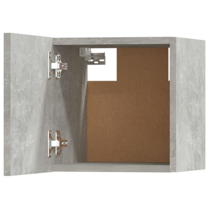 vidaXL Meuble TV 5 pcs Gris béton Aggloméré
