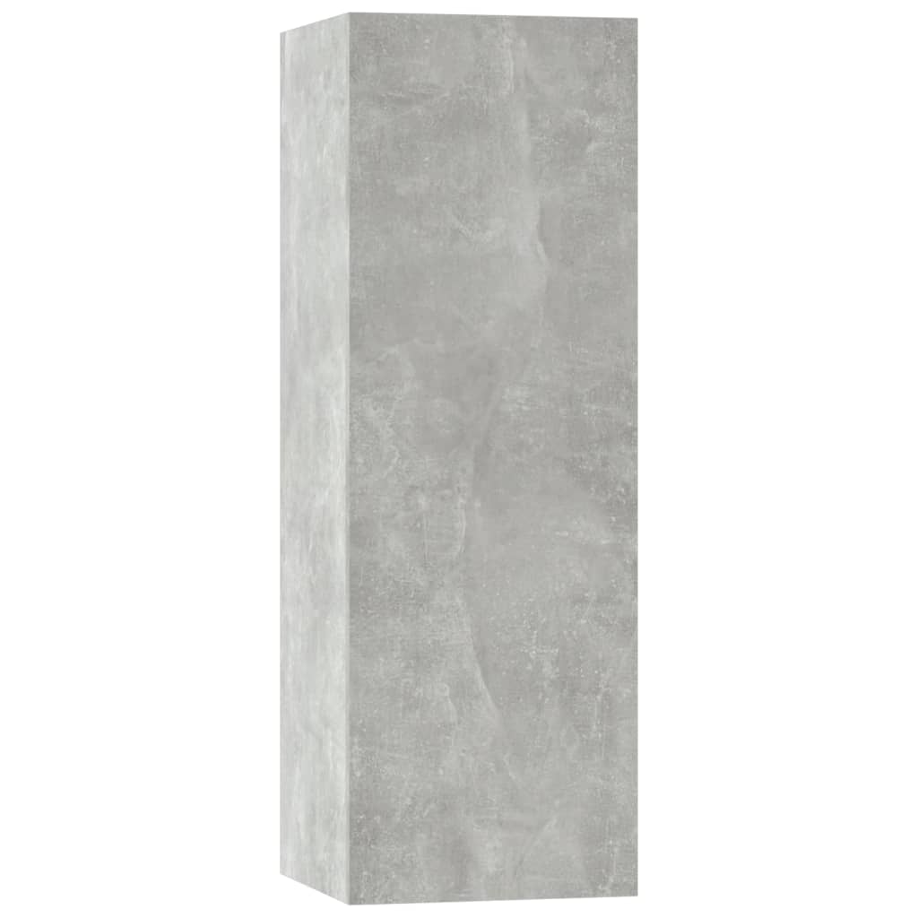 vidaXL Meuble TV 5 pcs Gris béton Aggloméré