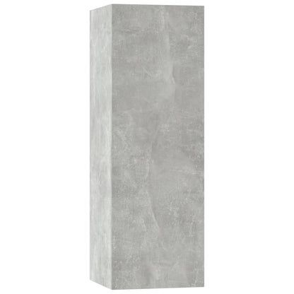 vidaXL Meuble TV 5 pcs Gris béton Aggloméré