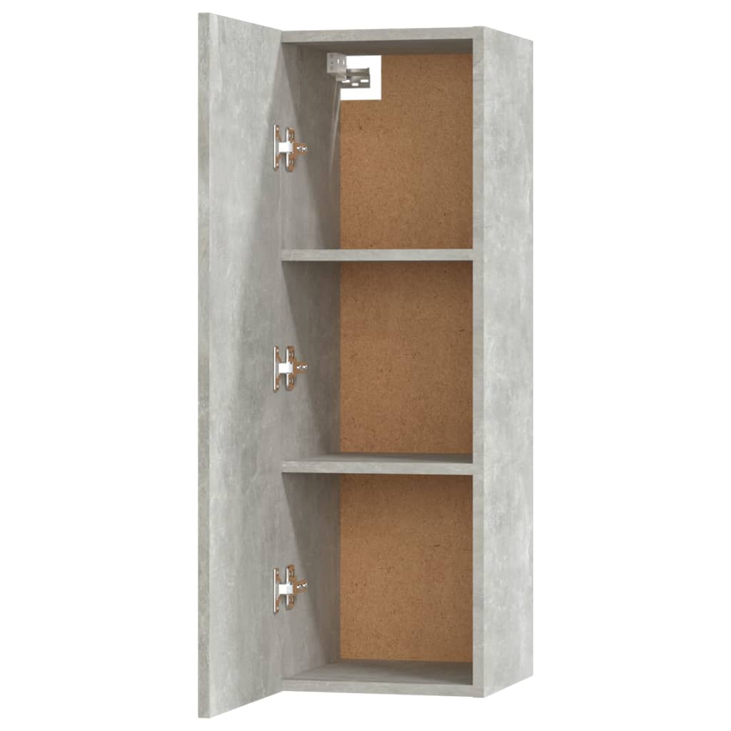 vidaXL Meuble TV 5 pcs Gris béton Aggloméré