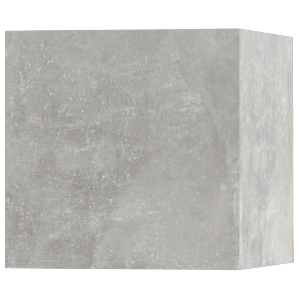 vidaXL Meuble TV 5 pcs Gris béton Aggloméré