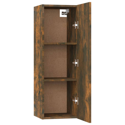 vidaXL Ensemble meuble TV 5 pcs chêne fumé Aggloméré