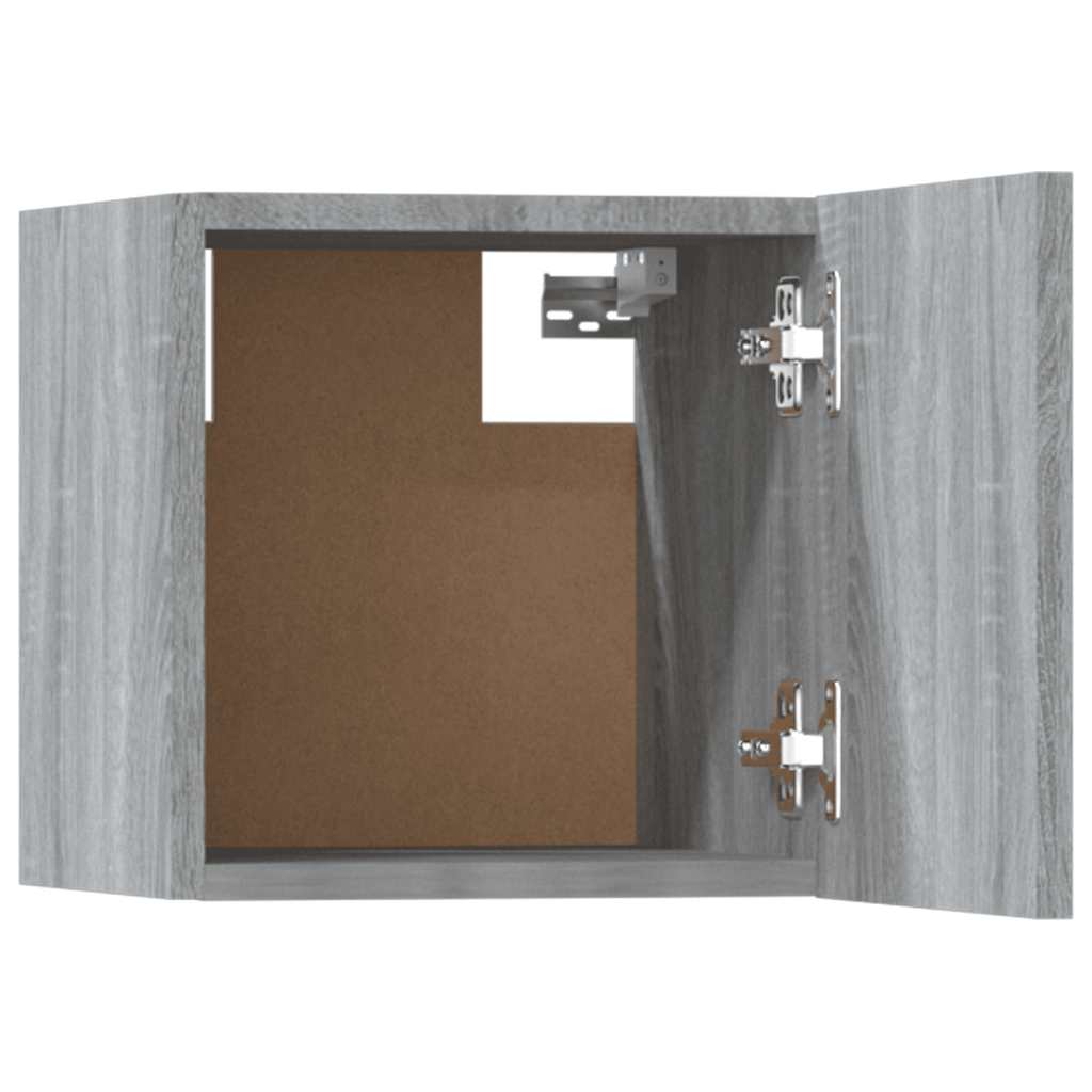 vidaXL Ensemble de meubles TV 5 pcs Gris sonoma Aggloméré