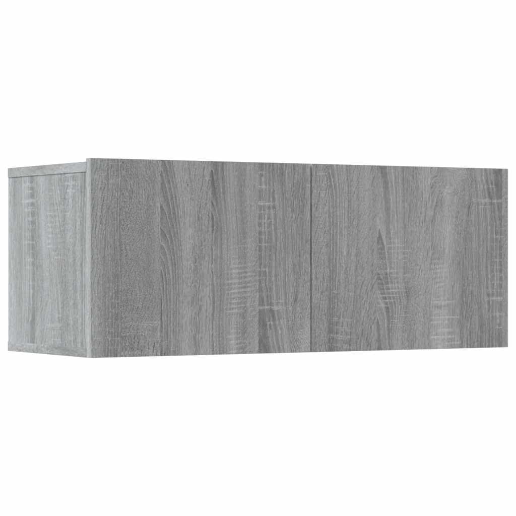 vidaXL Ensemble de meubles TV 5 pcs Gris sonoma Aggloméré
