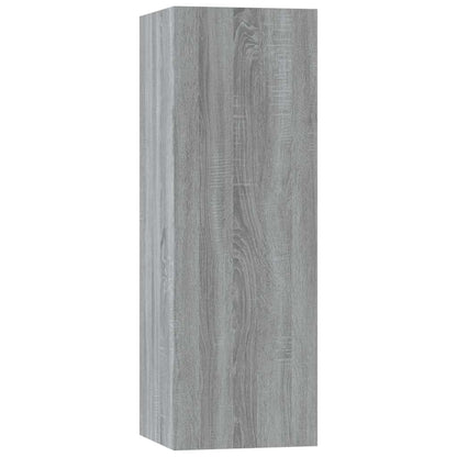 vidaXL Ensemble de meubles TV 5 pcs Gris sonoma Aggloméré