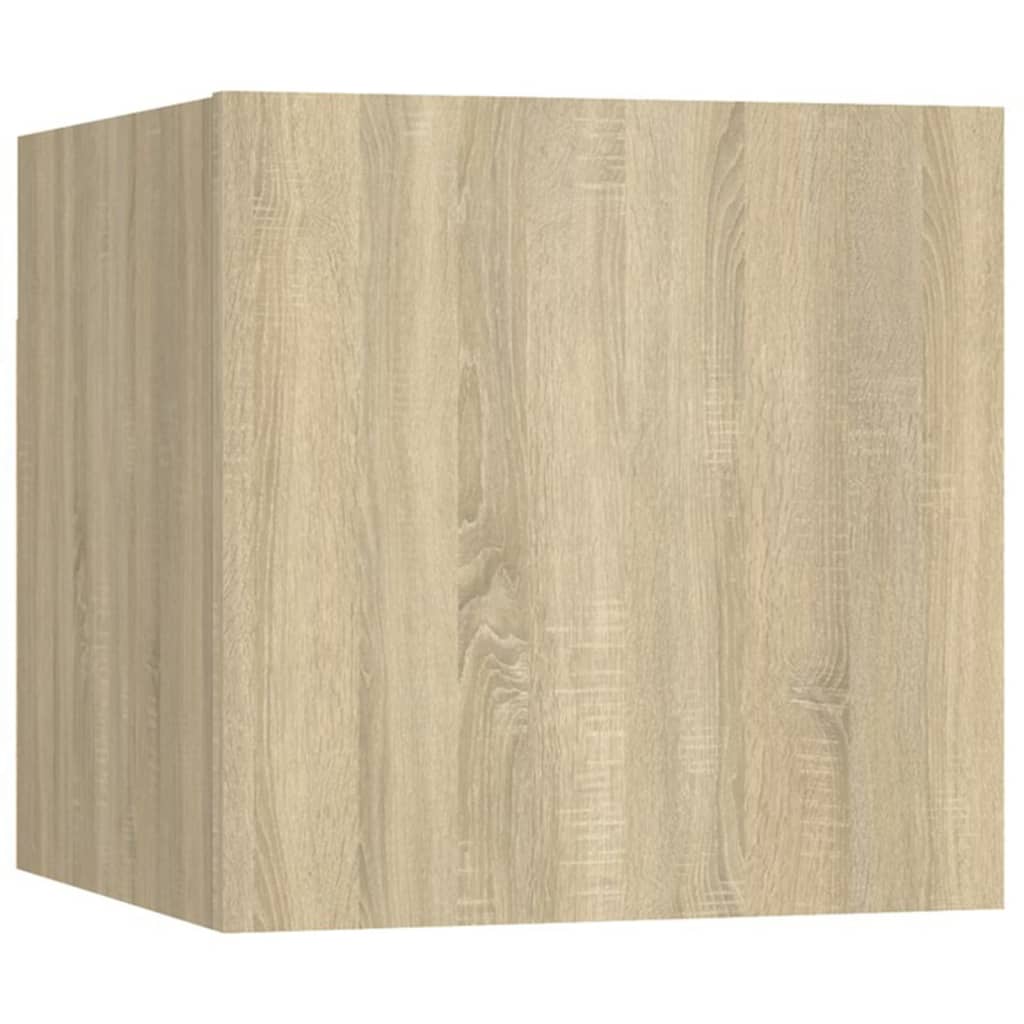 vidaXL Meuble TV 5 pièces Bois d'ingénierie Chêne Sonoma