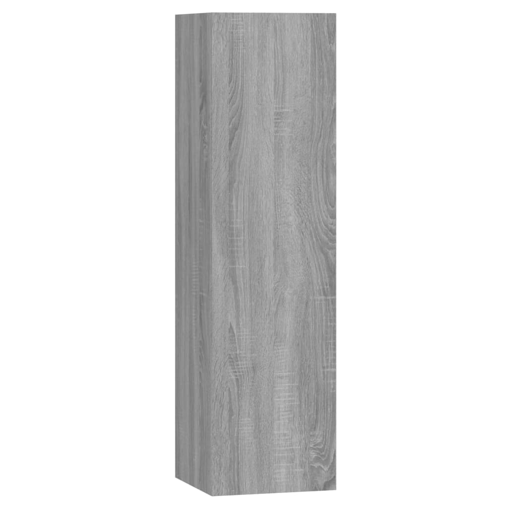 vidaXL Ensemble de meubles TV 5 pcs Gris sonoma Aggloméré
