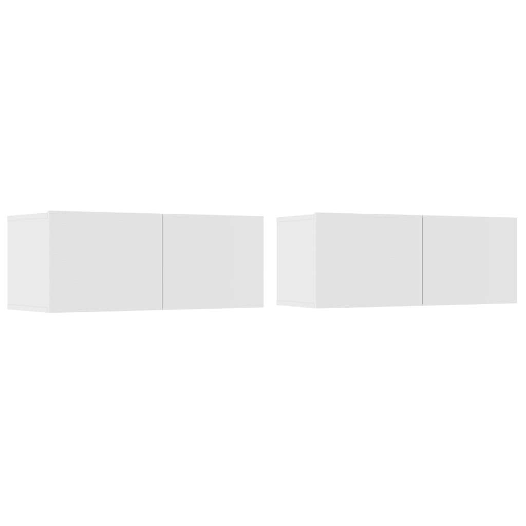 vidaXL Ensemble de meubles TV 6 pcs Blanc Bois d'ingénierie