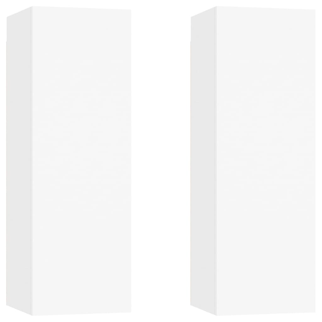 vidaXL Ensemble de meubles TV 6 pcs Blanc Bois d'ingénierie