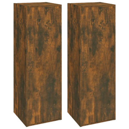 vidaXL Meuble TV, 6 pcs, Chêne fumé, Bois d'ingénierie