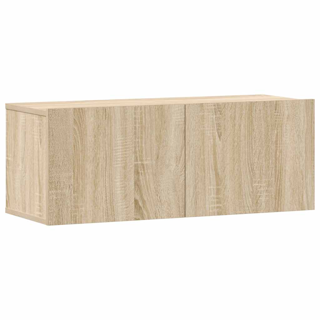 vidaXL Ensemble de 3 meubles TV chêne Sonoma en aggloméré