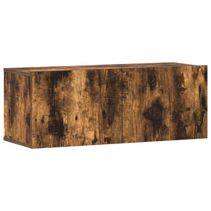 vidaXL Meuble TV 3 pcs Chêne fumé Bois d'ingénierie