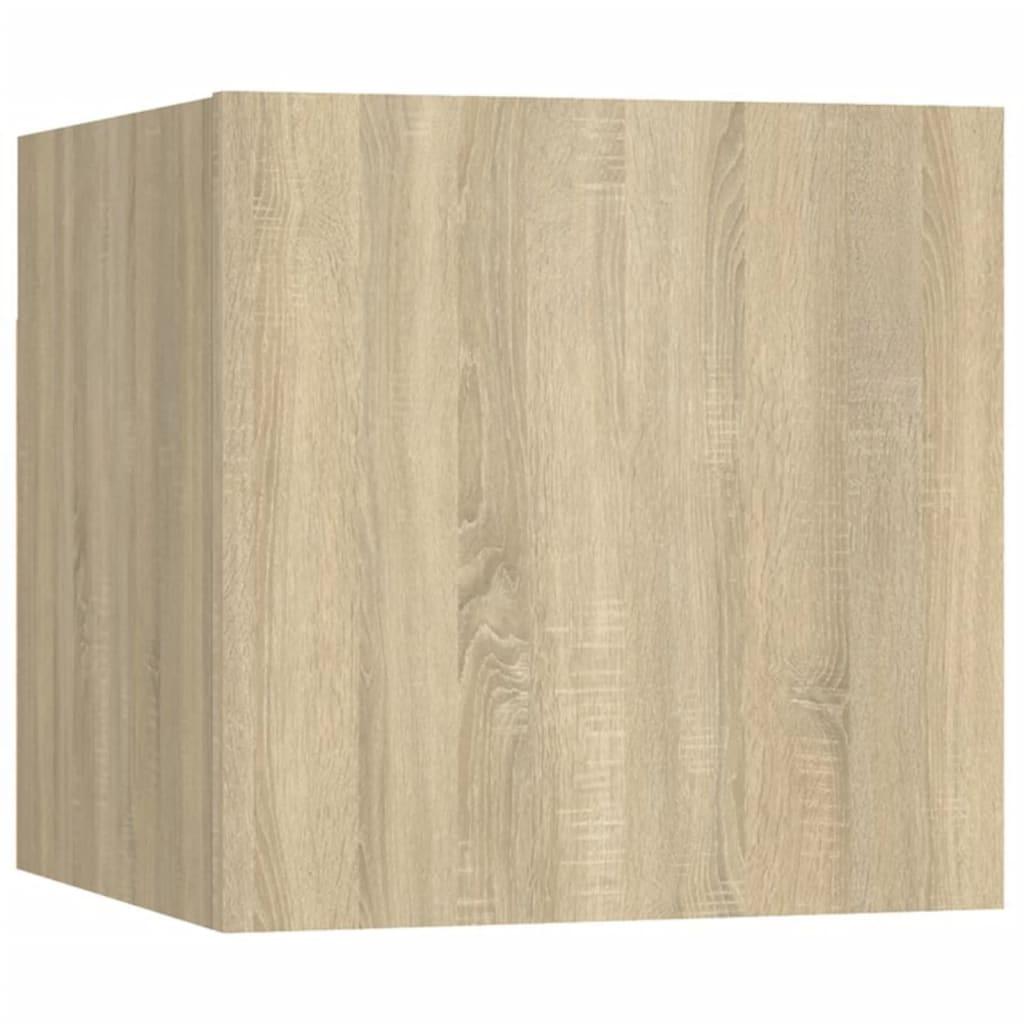 vidaXL 8-tlg. TV-Schrank-Set Sonoma-Eiche Holzwerkstoff