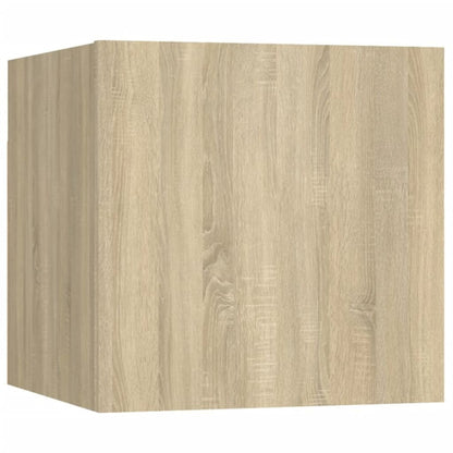 vidaXL 8-tlg. TV-Schrank-Set Sonoma-Eiche Holzwerkstoff