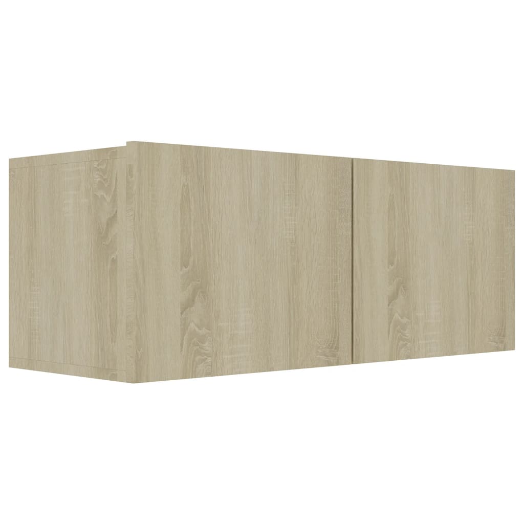 vidaXL 8-tlg. TV-Schrank-Set Sonoma-Eiche Holzwerkstoff