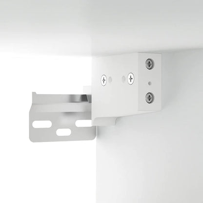vidaXL Meuble TV, 8 pcs, Blanc, Bois d'ingénierie