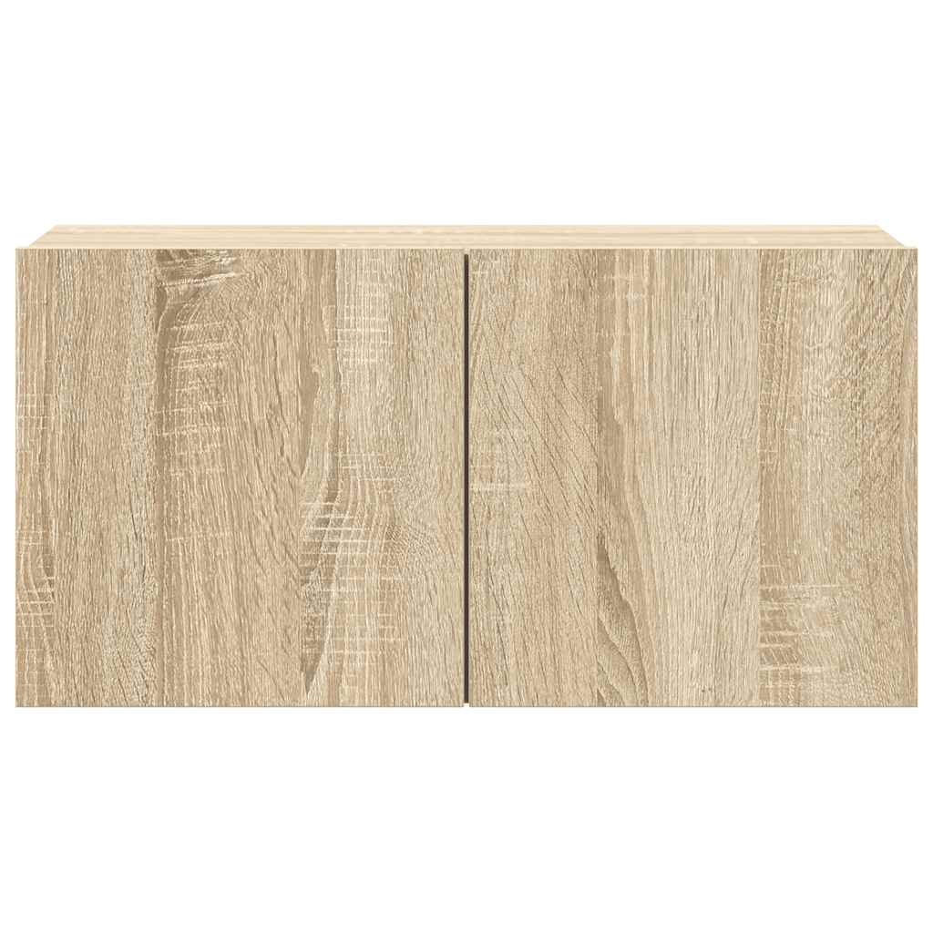 vidaXL Meuble TV 7 pcs Aggloméré Chêne Sonoma