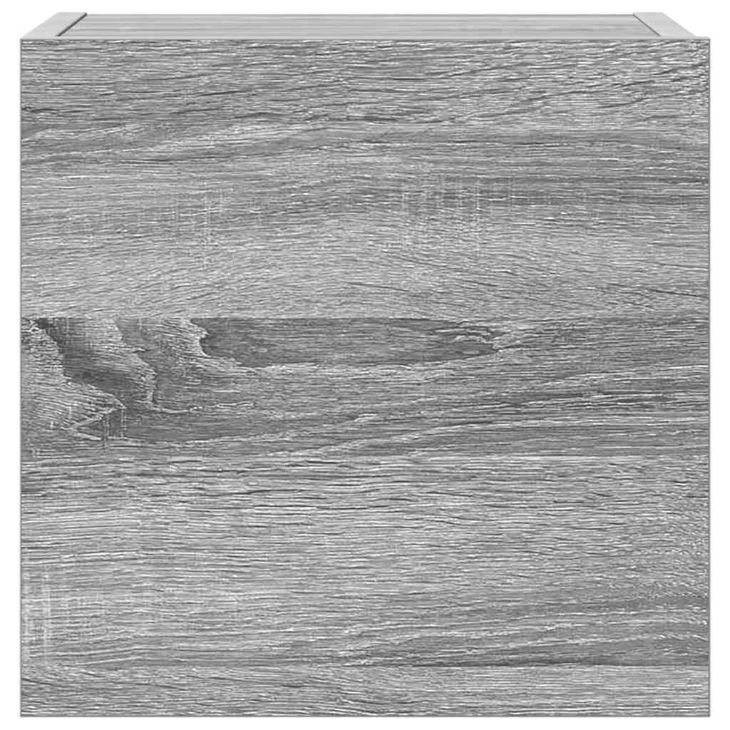 vidaXL Ensemble de meubles TV 7 pcs Aggloméré Gris Sonoma