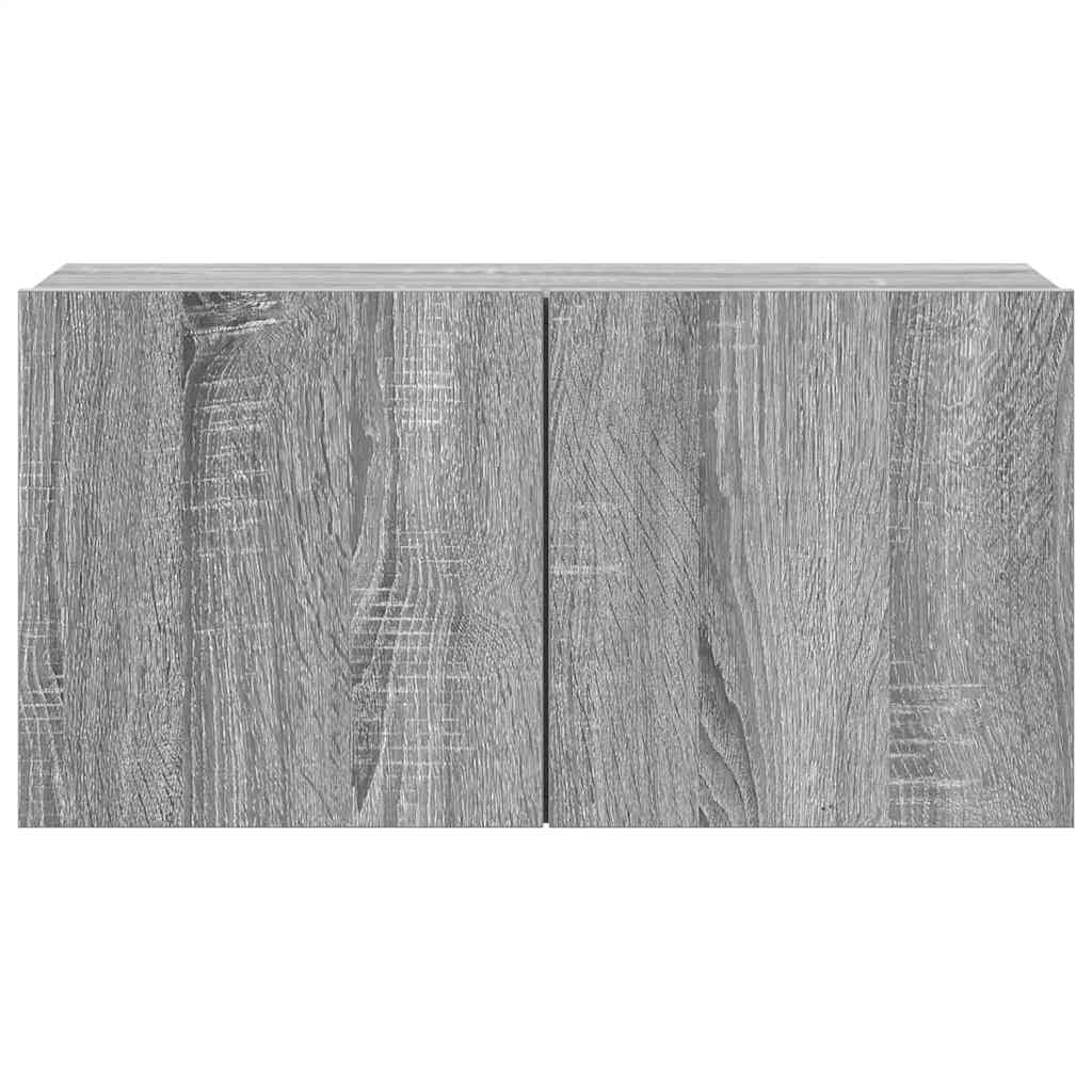 vidaXL Ensemble de meubles TV 7 pcs Aggloméré Gris Sonoma