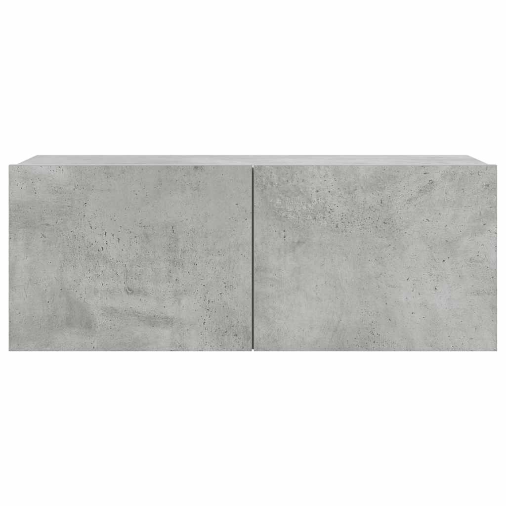 vidaXL Meuble TV 7 pcs Bois d'ingénierie Gris béton