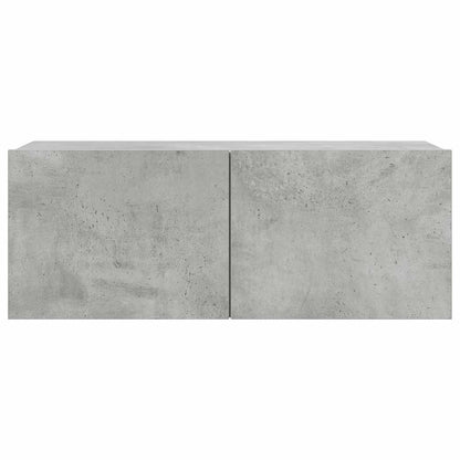 vidaXL Meuble TV 7 pcs Bois d'ingénierie Gris béton