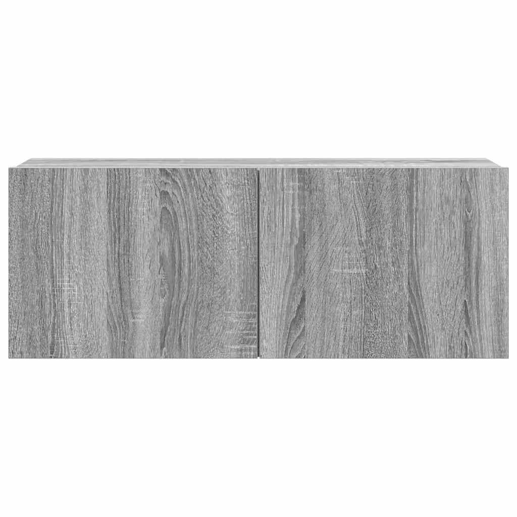 vidaXL Ensemble de meubles TV 7 pcs Aggloméré Gris Sonoma
