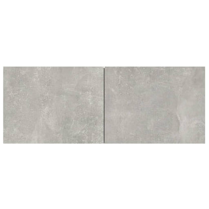 vidaXL Meuble TV 4 pcs Gris béton Aggloméré