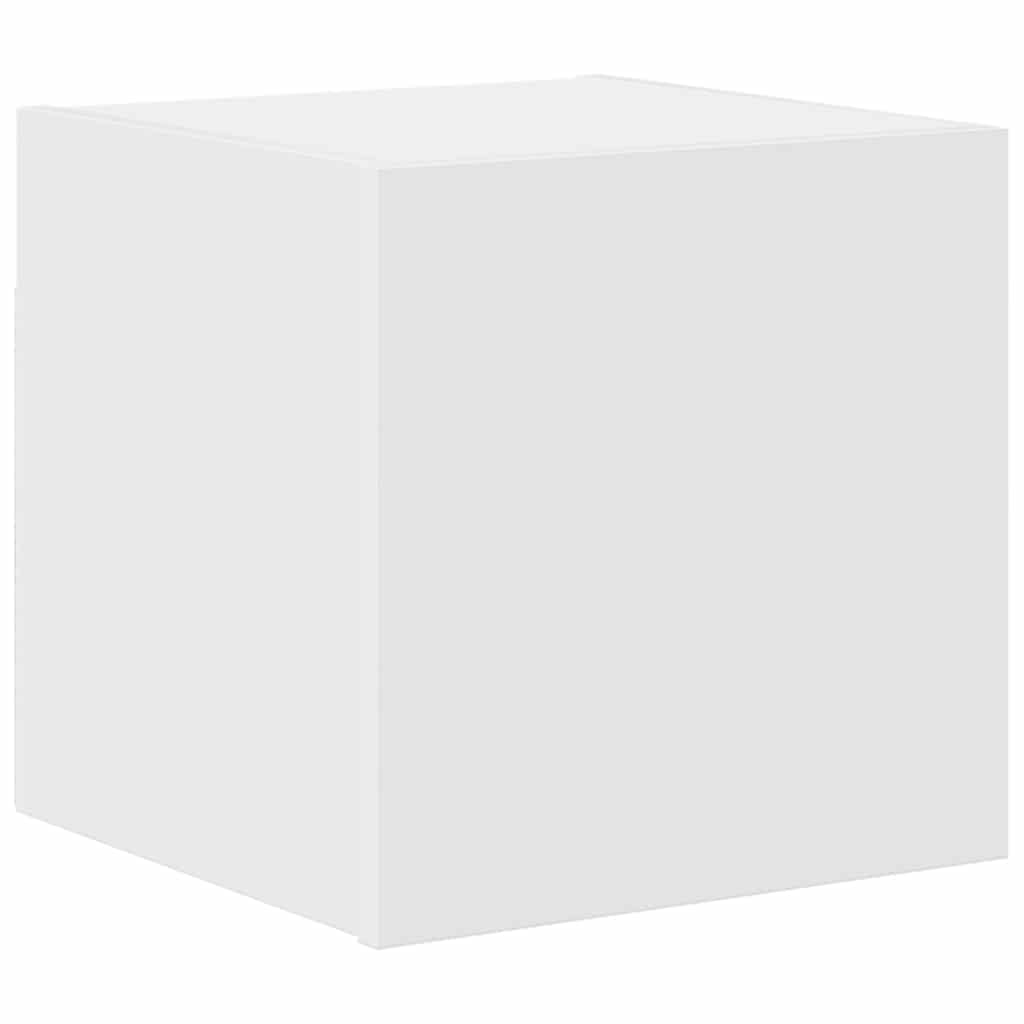 vidaXL Meuble TV avec 7 éléments Bois d'ingénierie Blanc