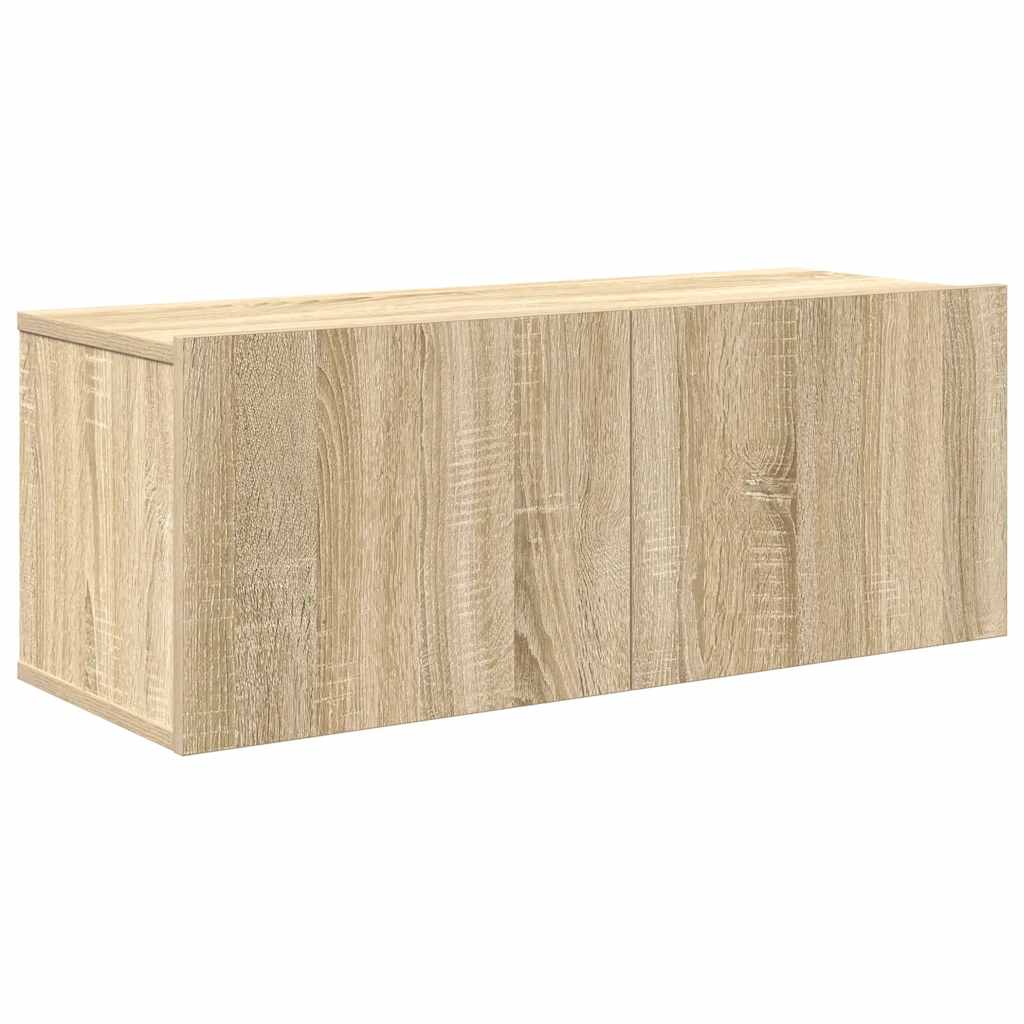 vidaXL 7-tlg. TV-Schrank-Set Sonoma-Eiche Holzwerkstoff