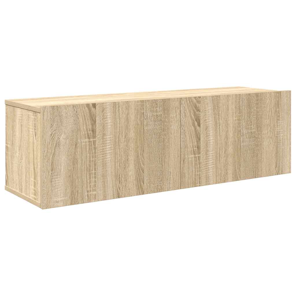 vidaXL 7-tlg. TV-Schrank-Set Sonoma-Eiche Holzwerkstoff