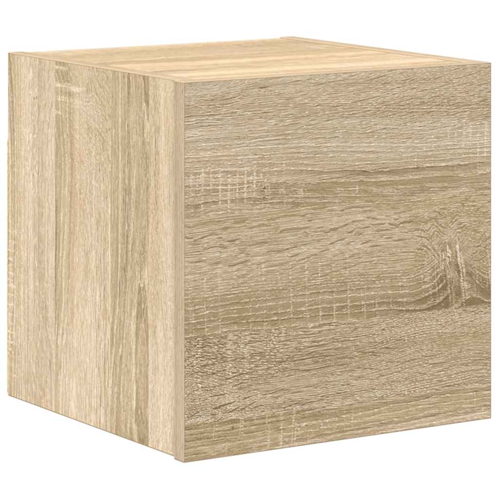 vidaXL 7-tlg. TV-Schrank-Set Sonoma-Eiche Holzwerkstoff