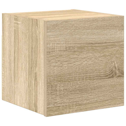 vidaXL 7-tlg. TV-Schrank-Set Sonoma-Eiche Holzwerkstoff