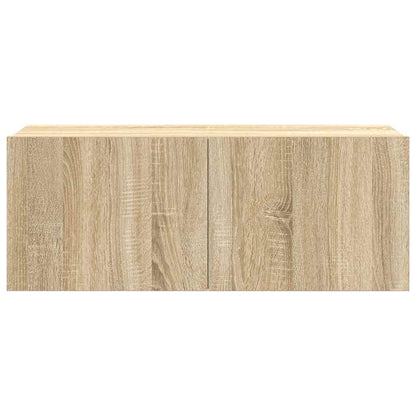 vidaXL 7-tlg. TV-Schrank-Set Sonoma-Eiche Holzwerkstoff