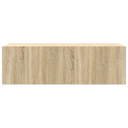 vidaXL 7-tlg. TV-Schrank-Set Sonoma-Eiche Holzwerkstoff