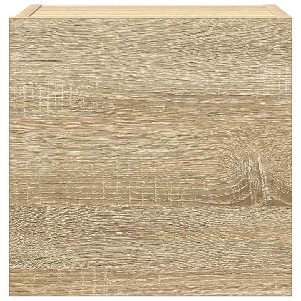 vidaXL 7-tlg. TV-Schrank-Set Sonoma-Eiche Holzwerkstoff